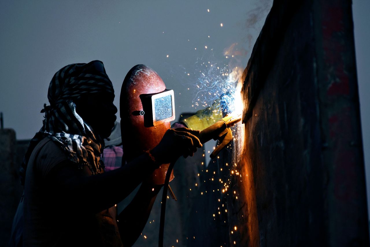Openbridge welder at work